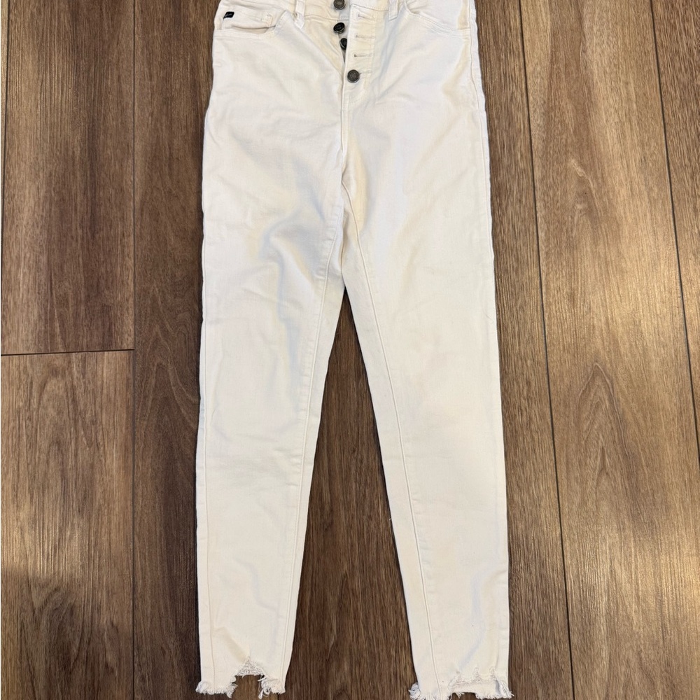 White High-Waisted Women Jeans